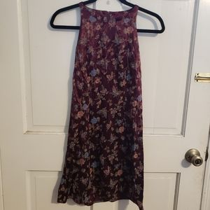 butterfly and floral dress